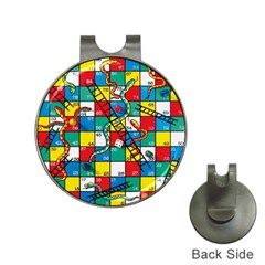 Snakes And Ladders Hat Clips With Golf Markers by Amaryn4rt