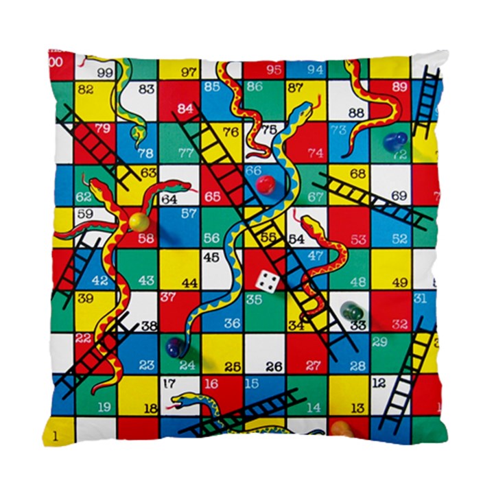 Snakes And Ladders Standard Cushion Case (Two Sides)