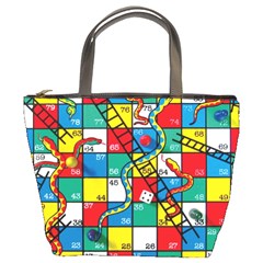 Snakes And Ladders Bucket Bags by Amaryn4rt