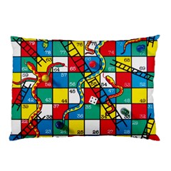 Snakes And Ladders Pillow Case