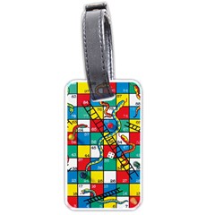 Snakes And Ladders Luggage Tags (one Side)  by Amaryn4rt