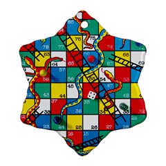 Snakes And Ladders Ornament (snowflake)