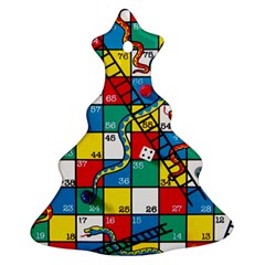 Snakes And Ladders Ornament (christmas Tree) 