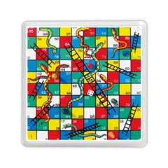 Snakes And Ladders Memory Card Reader (square)  by Amaryn4rt