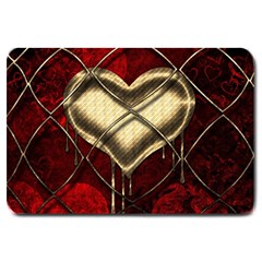 Love Hearth Background Scrapbooking Paper Large Doormat 