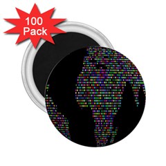 World Earth Planet Globe Map 2 25  Magnets (100 Pack)  by Amaryn4rt