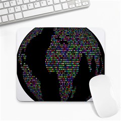 World Earth Planet Globe Map Large Mousepads by Amaryn4rt