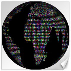 World Earth Planet Globe Map Canvas 20  X 20   by Amaryn4rt