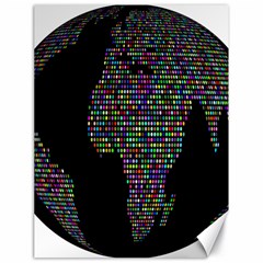 World Earth Planet Globe Map Canvas 18  X 24   by Amaryn4rt