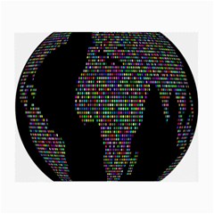 World Earth Planet Globe Map Small Glasses Cloth (2-side) by Amaryn4rt