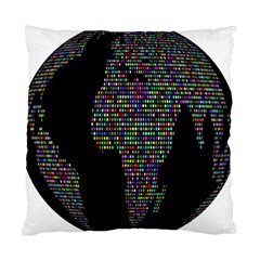 World Earth Planet Globe Map Standard Cushion Case (two Sides) by Amaryn4rt