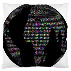 World Earth Planet Globe Map Standard Flano Cushion Case (two Sides)