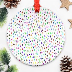 Pointer Direction Arrows Navigation Ornament (round) by Amaryn4rt