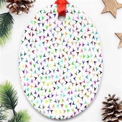 Pointer Direction Arrows Navigation Ornament (oval) by Amaryn4rt