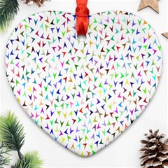 Pointer Direction Arrows Navigation Ornament (heart) by Amaryn4rt