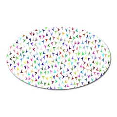 Pointer Direction Arrows Navigation Oval Magnet by Amaryn4rt