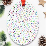 Pointer Direction Arrows Navigation Oval Ornament (Two Sides) Front