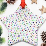 Pointer Direction Arrows Navigation Star Ornament (Two Sides) Front