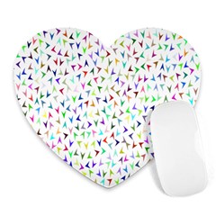 Pointer Direction Arrows Navigation Heart Mousepads by Amaryn4rt