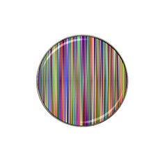 Striped Stripes Abstract Geometric Hat Clip Ball Marker by Amaryn4rt