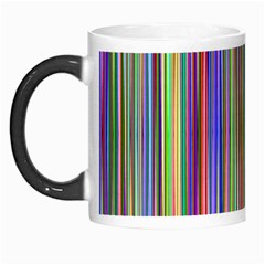 Striped Stripes Abstract Geometric Morph Mugs by Amaryn4rt