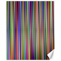 Striped Stripes Abstract Geometric Canvas 16  X 20   by Amaryn4rt