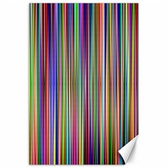 Striped Stripes Abstract Geometric Canvas 20  X 30   by Amaryn4rt