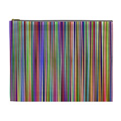 Striped Stripes Abstract Geometric Cosmetic Bag (xl) by Amaryn4rt