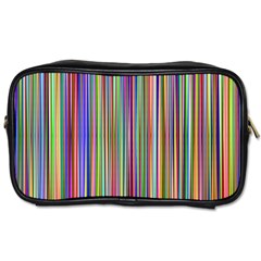 Striped Stripes Abstract Geometric Toiletries Bags by Amaryn4rt