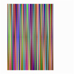 Striped Stripes Abstract Geometric Small Garden Flag (two Sides)