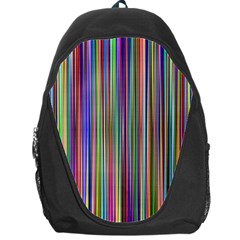 Striped Stripes Abstract Geometric Backpack Bag by Amaryn4rt