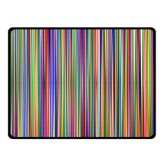 Striped Stripes Abstract Geometric Double Sided Fleece Blanket (small)  by Amaryn4rt