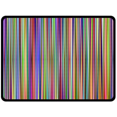 Striped Stripes Abstract Geometric Double Sided Fleece Blanket (large) 