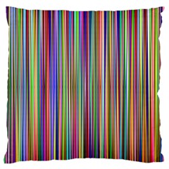 Striped Stripes Abstract Geometric Standard Flano Cushion Case (one Side) by Amaryn4rt