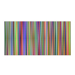 Striped Stripes Abstract Geometric Satin Wrap