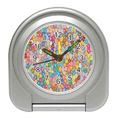 Sakura Cherry Blossom Floral Travel Alarm Clocks by Amaryn4rt