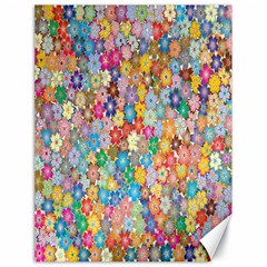 Sakura Cherry Blossom Floral Canvas 18  X 24   by Amaryn4rt