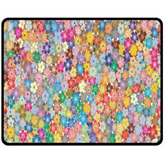 Sakura Cherry Blossom Floral Double Sided Fleece Blanket (medium) 