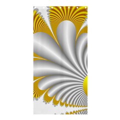 Fractal Gold Palm Tree  Shower Curtain 36  X 72  (stall) 