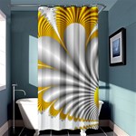 Fractal Gold Palm Tree  Shower Curtain 36  x 72  (Stall)  Curtain(36 X72 ) - 33.26 x66.24  Curtain(36 X72 )