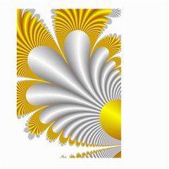 Fractal Gold Palm Tree  Large Garden Flag (two Sides)