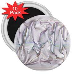 Abstract Background Chromatic 3  Magnets (10 Pack)  by Amaryn4rt