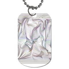 Abstract Background Chromatic Dog Tag (two Sides)