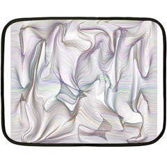 Abstract Background Chromatic Double Sided Fleece Blanket (mini)  by Amaryn4rt