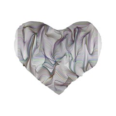 Abstract Background Chromatic Standard 16  Premium Heart Shape Cushions