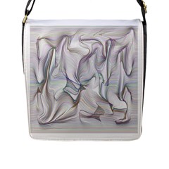 Abstract Background Chromatic Flap Messenger Bag (l)  by Amaryn4rt