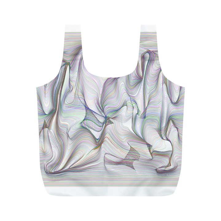 Abstract Background Chromatic Full Print Recycle Bags (M) 