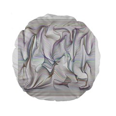 Abstract Background Chromatic Standard 15  Premium Flano Round Cushions