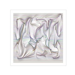 Abstract Background Chromatic Small Satin Scarf (square) by Amaryn4rt