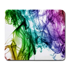 Colour Smoke Rainbow Color Design Large Mousepads by Amaryn4rt